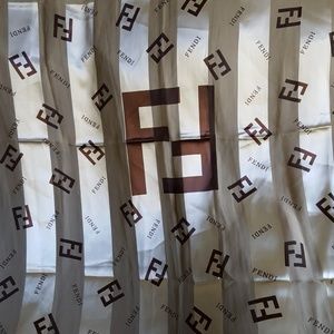 Fendi women's silk scarf